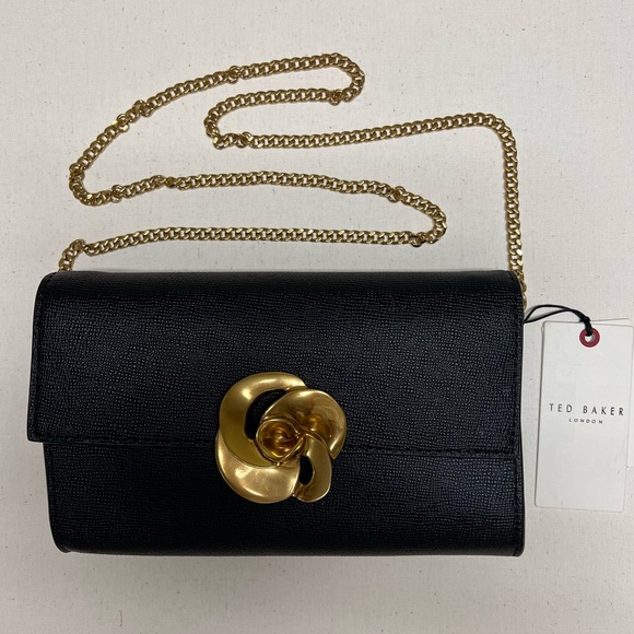 Ted Baker London Kira Rose Clutch w/ Detachable Crossbody Shoulder Strap | NWT - Picture 4 of 15
